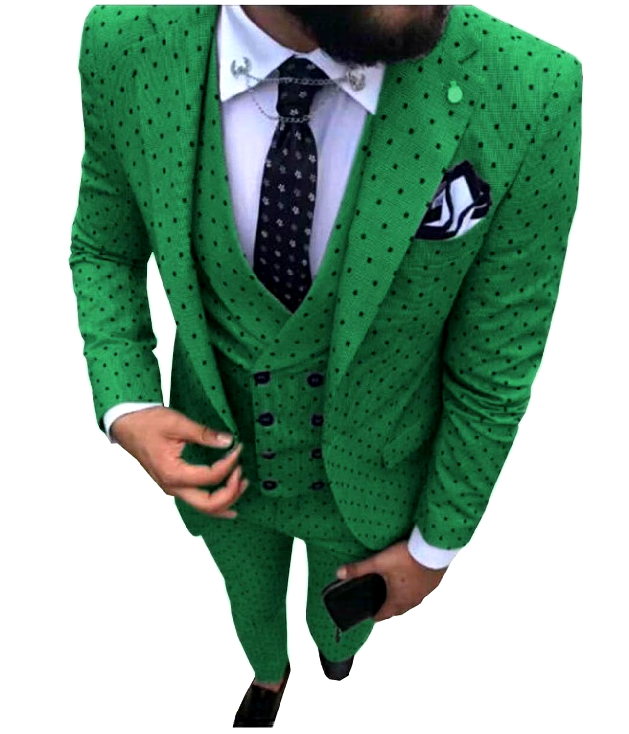 Men's Suits Three Pieces. Casual Commuter, Business Suits, Wedding Suits (Blazer+Vest+Pants)