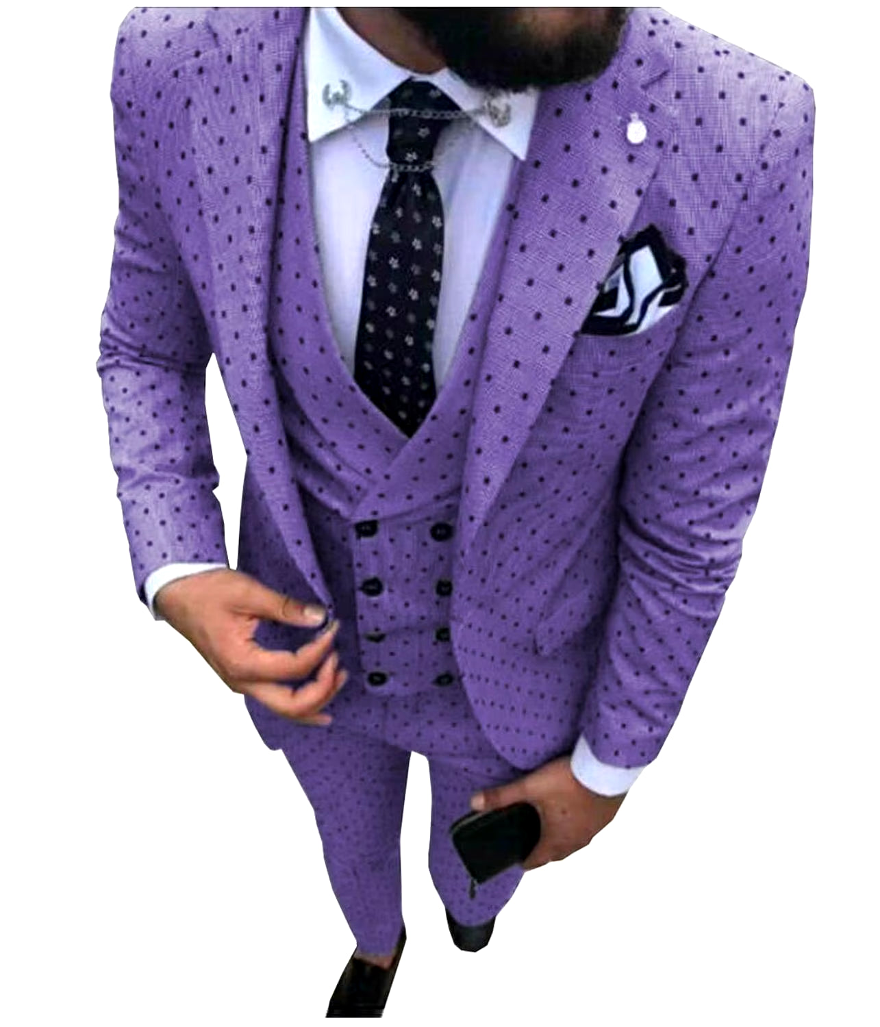 Men's Suits Three Pieces. Casual Commuter, Business Suits, Wedding Suits (Blazer+Vest+Pants)